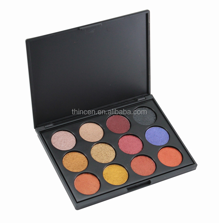 No Brand Private Label High Pigment 12 Colors Cosmetics Makeup Palette Eyeshadow 22