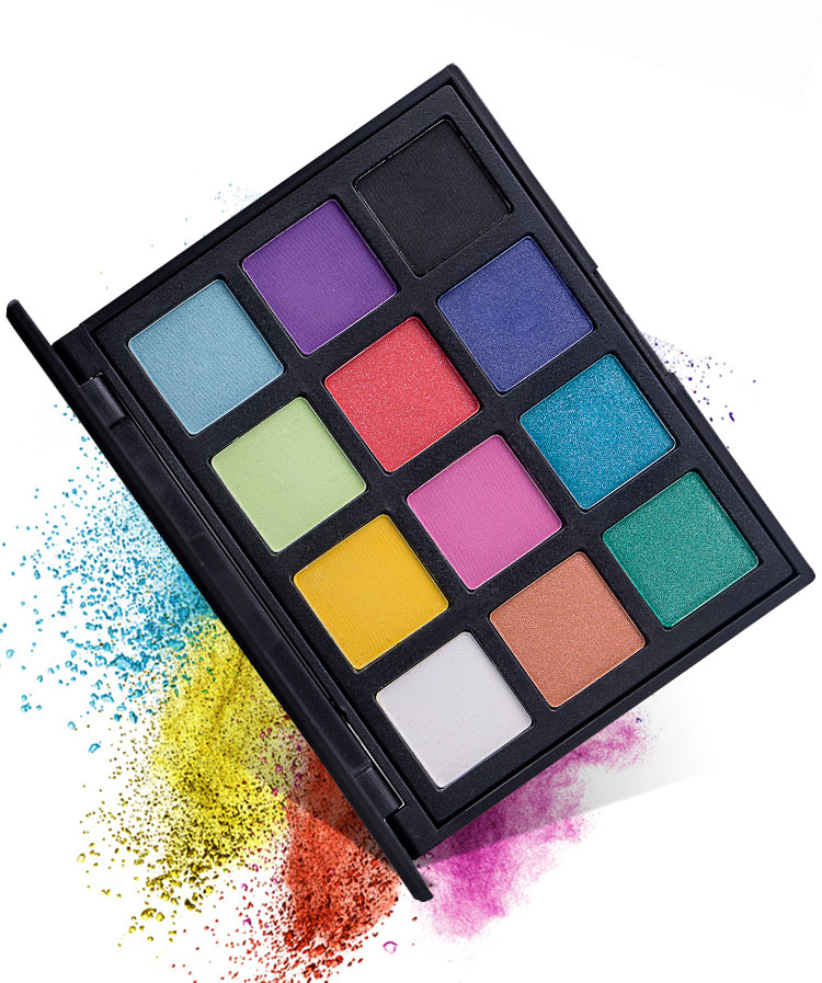 No Brand Private Label High Pigment 12 Colors Cosmetics Makeup Palette Eyeshadow 20