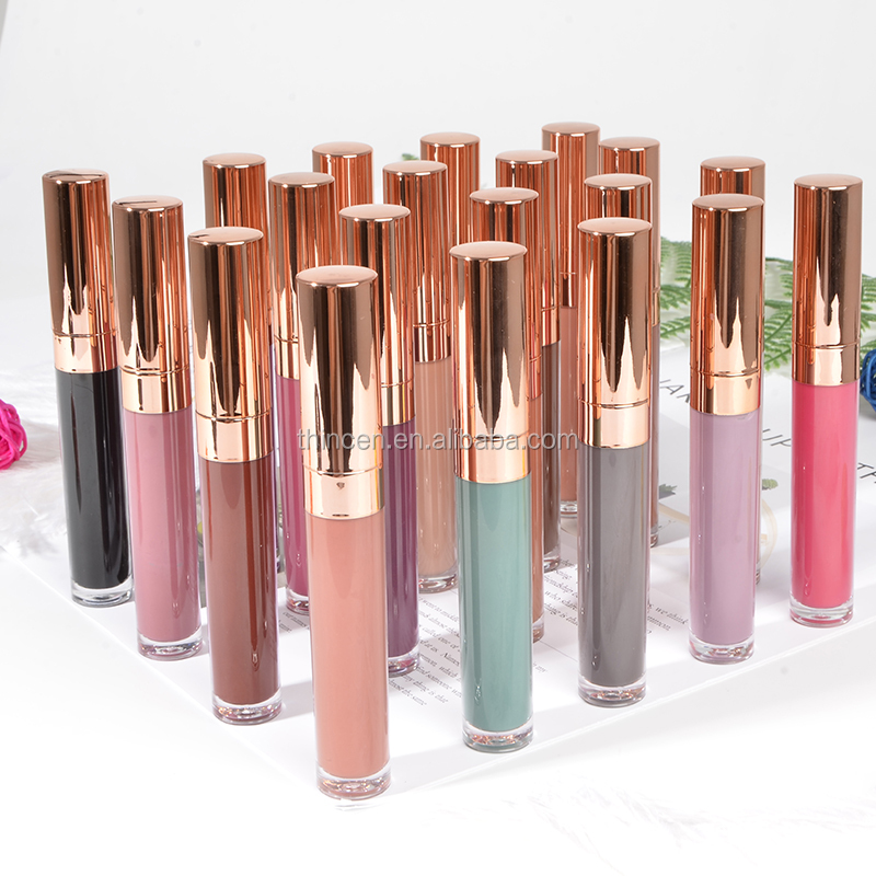 Thincen - 40 Colors Waterproof Long Lasting Matte Lipstick Private Label Eyeshadow platte 26