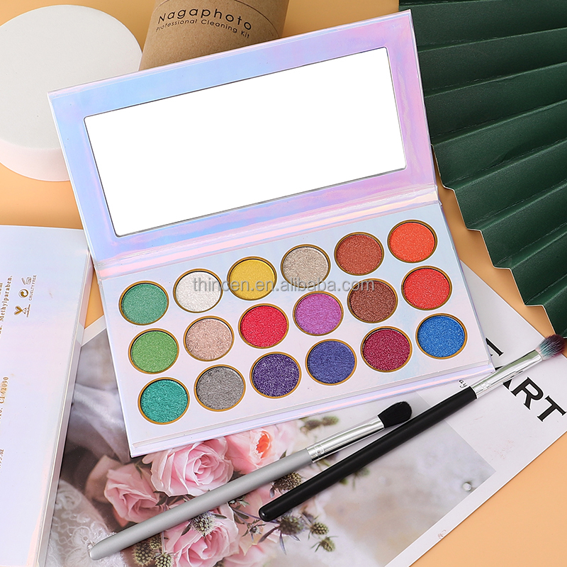 Thincen - Costomized Eyeshadow Palette High Pigment 18 Colors Eyeshadow DIY eyeshadow platte 26