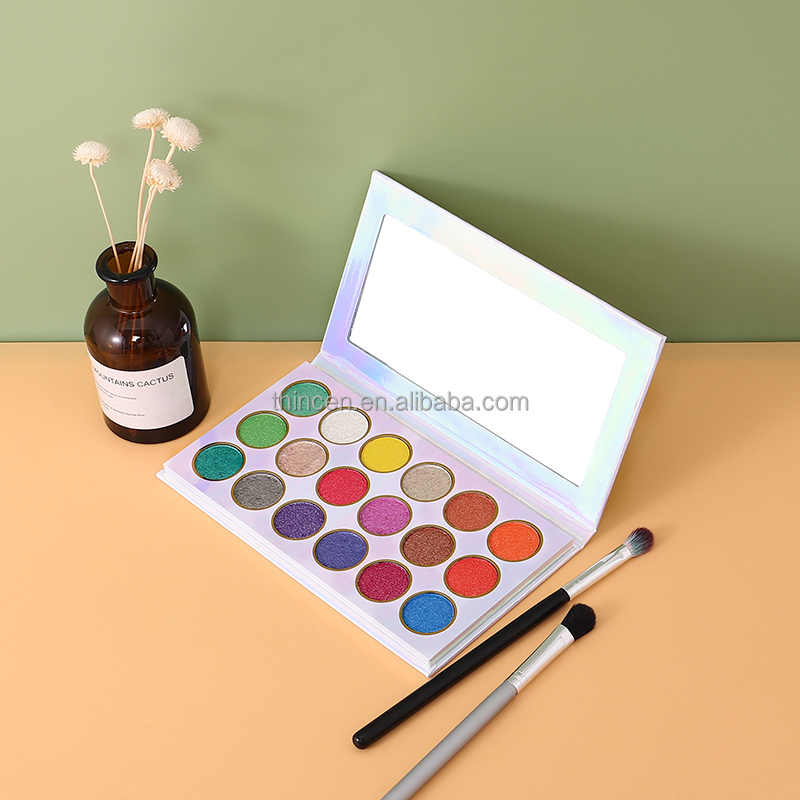 Thincen - Costomized Eyeshadow Palette High Pigment 18 Colors Eyeshadow DIY eyeshadow platte 10