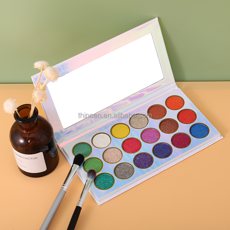 Thincen - Costomized Eyeshadow Palette High Pigment 18 Colors Eyeshadow DIY eyeshadow platte 14