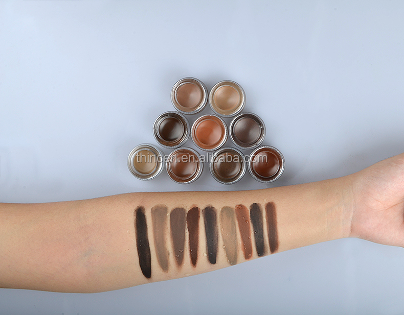 Thincen - Fast Delivery 9 Colors Waterproof Eyebrow Gel Private Label Eyebrow Wax Gel Eyebrow 22