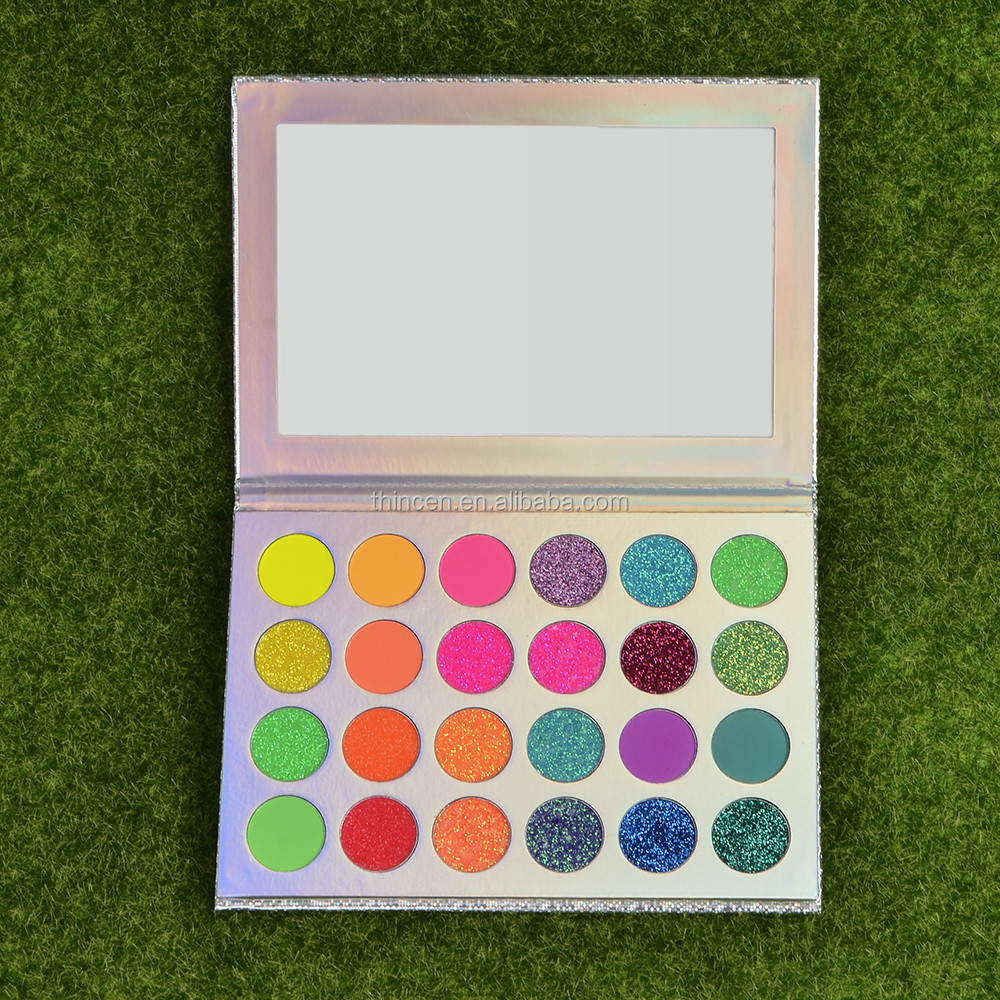Thincen - Pressed Palette Low MOQ Eyeshadow Palettes Private Label Glitter Eyeshadow Cosmetics Eyeshadow platte 18