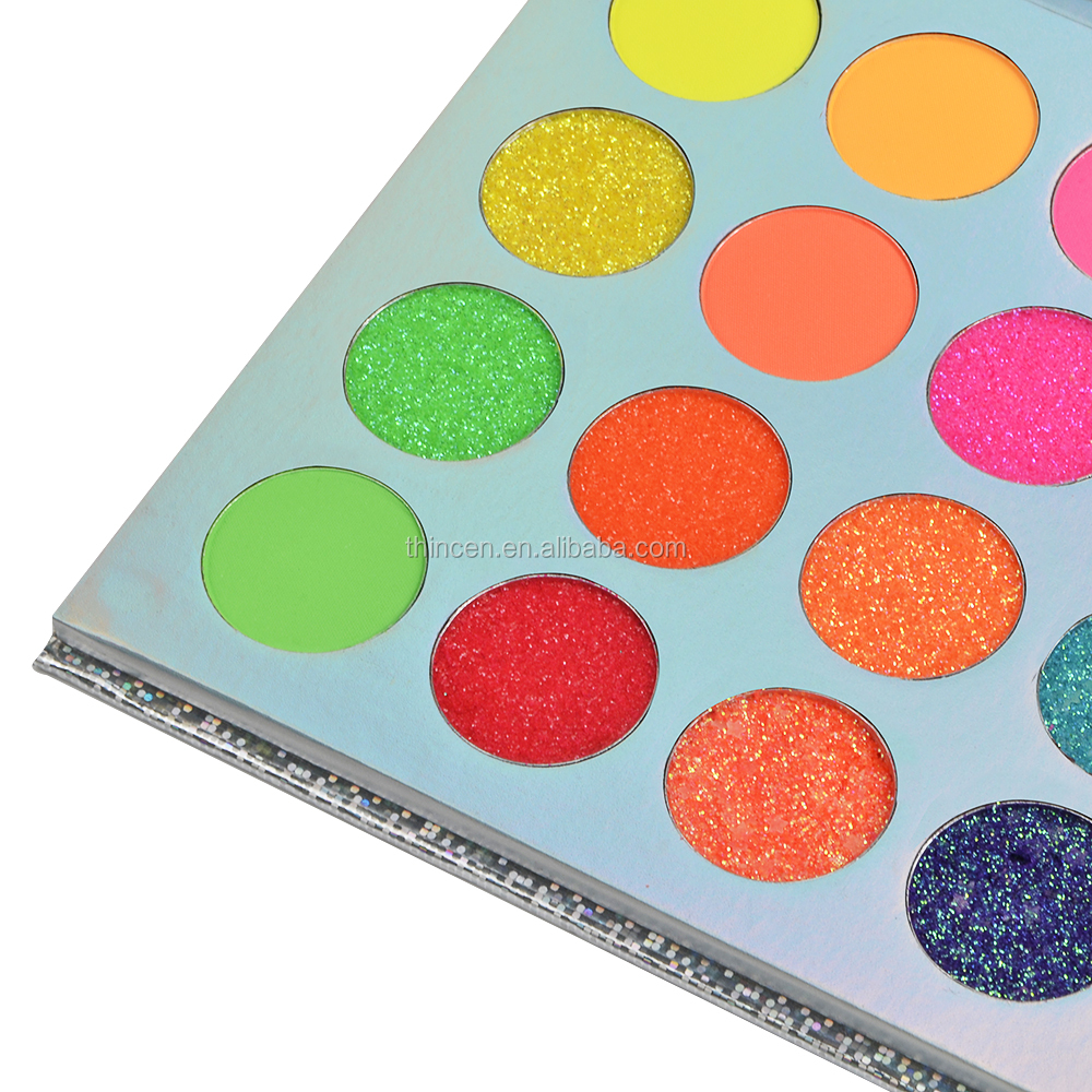 Thincen - Pressed Palette Low MOQ Eyeshadow Palettes Private Label Glitter Eyeshadow Cosmetics Eyeshadow platte 16