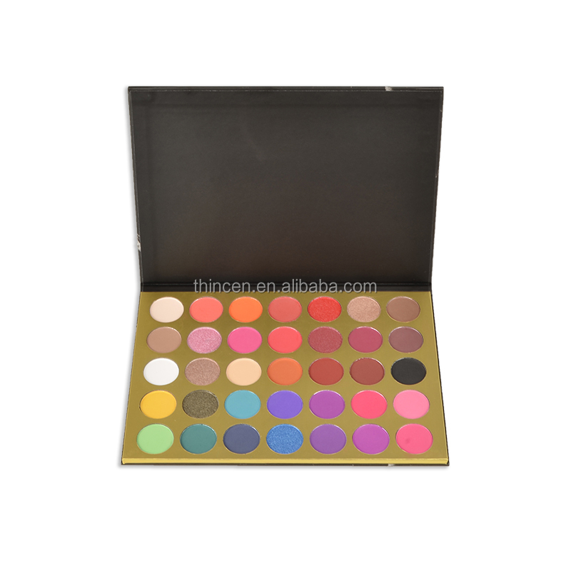 Marble gold private label eyeshadow palette 35 color eyeshadow 26