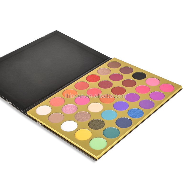 Marble gold private label eyeshadow palette 35 color eyeshadow 20
