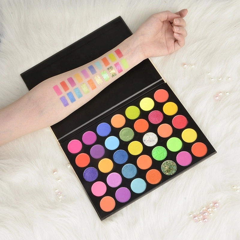 Thincen - Wholesale Eyeshadow Palettes With Private Labeling Colorful 35 Color Eyeshadow Palette Eyeshadow platte 1