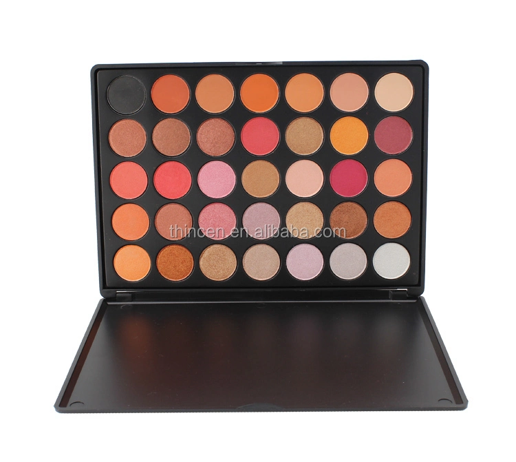 Thincen private label cosmetics 35 color eyeshadow palette makeup for life 1
