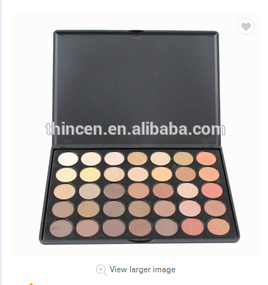 Thincen private label cosmetics 35 color eyeshadow palette makeup for life 18