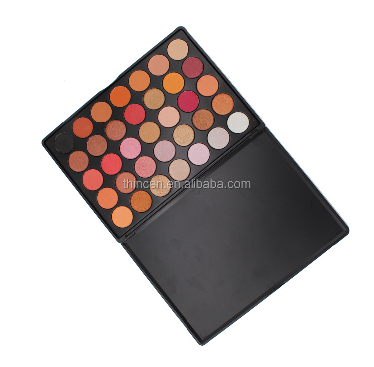 Thincen private label cosmetics 35 color eyeshadow palette makeup for life 12