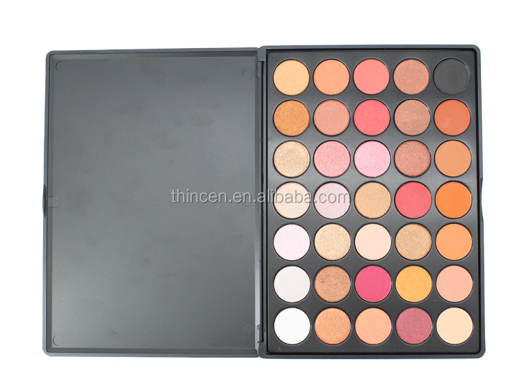 Thincen private label cosmetics 35 color eyeshadow palette makeup for life 14