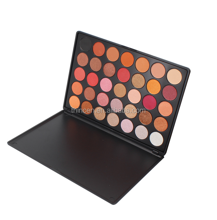 Thincen private label cosmetics 35 color eyeshadow palette makeup for life 8
