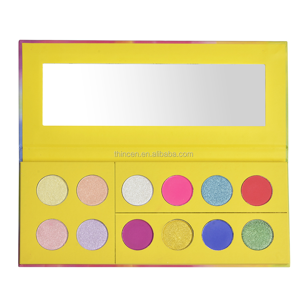 Thincen - Yellow Packing Cream Glow Eye Shadow Paper Box 12 Color Eyeshadow Palette Eyeshadow platte 10