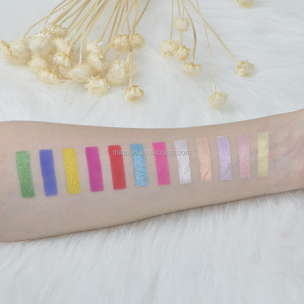 Thincen - Yellow Packing Cream Glow Eye Shadow Paper Box 12 Color Eyeshadow Palette Eyeshadow platte 26