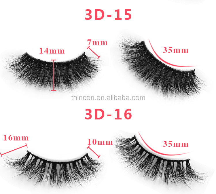 High Quality Custom Package Real 3d Mink Eyelashes Private Label 12