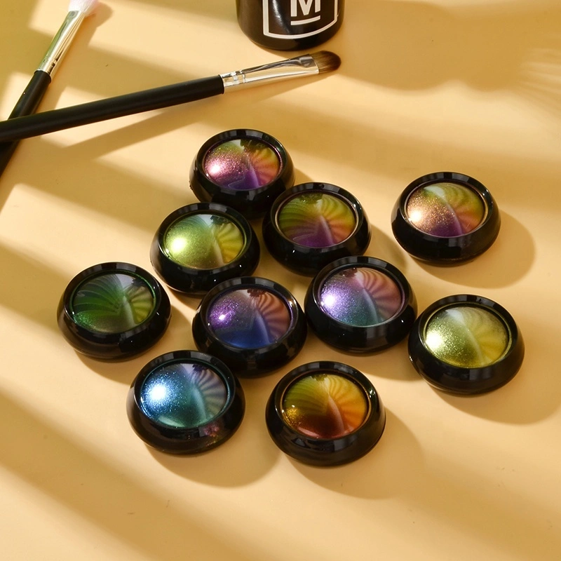 9 Color Easy Coloring Creamy DuoChrome Single Eye Shadow Private Label 1