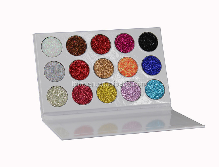 15 Color Diy Professional Eyeshadow Private Label Makeup Palette Vegan 12