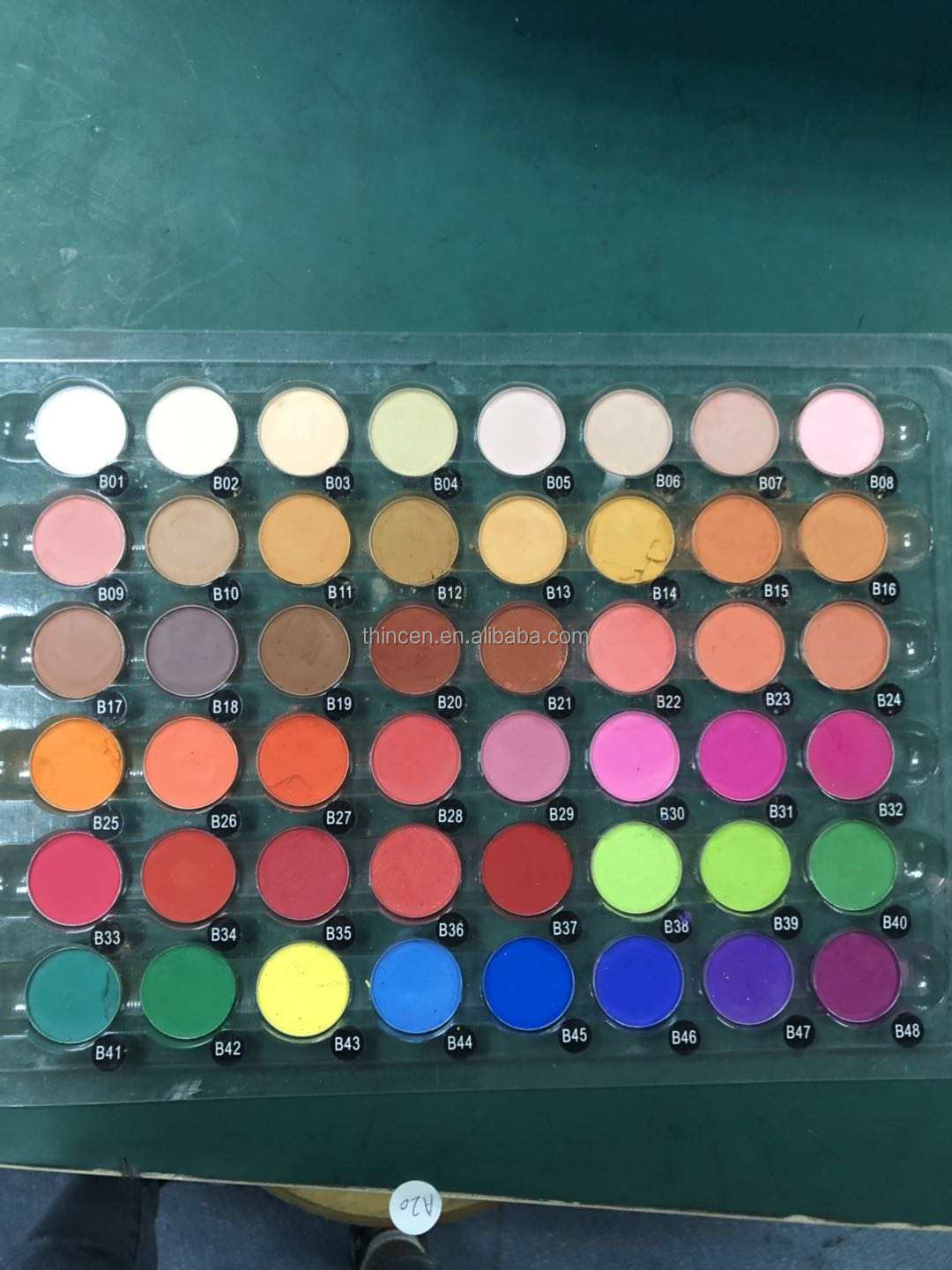 Thincen - 153 Color Longlasting Private Label Single Pigmented Custom Eyeshadow Palette Single eyeshadow 20