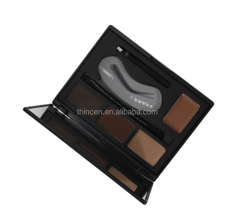 Four Color Base Makeup Palette Waterproof Private Label Eyebrow Powder 18