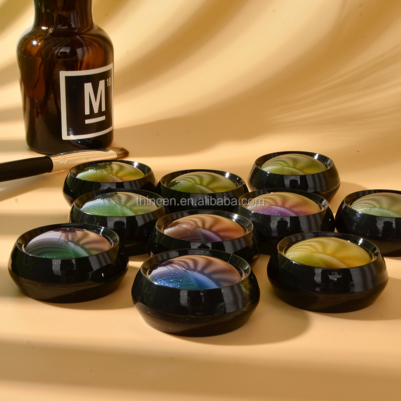 Високопігментні металеві тіні для повік Duochrome Private Label, однотонні вологі тіні для повік 20