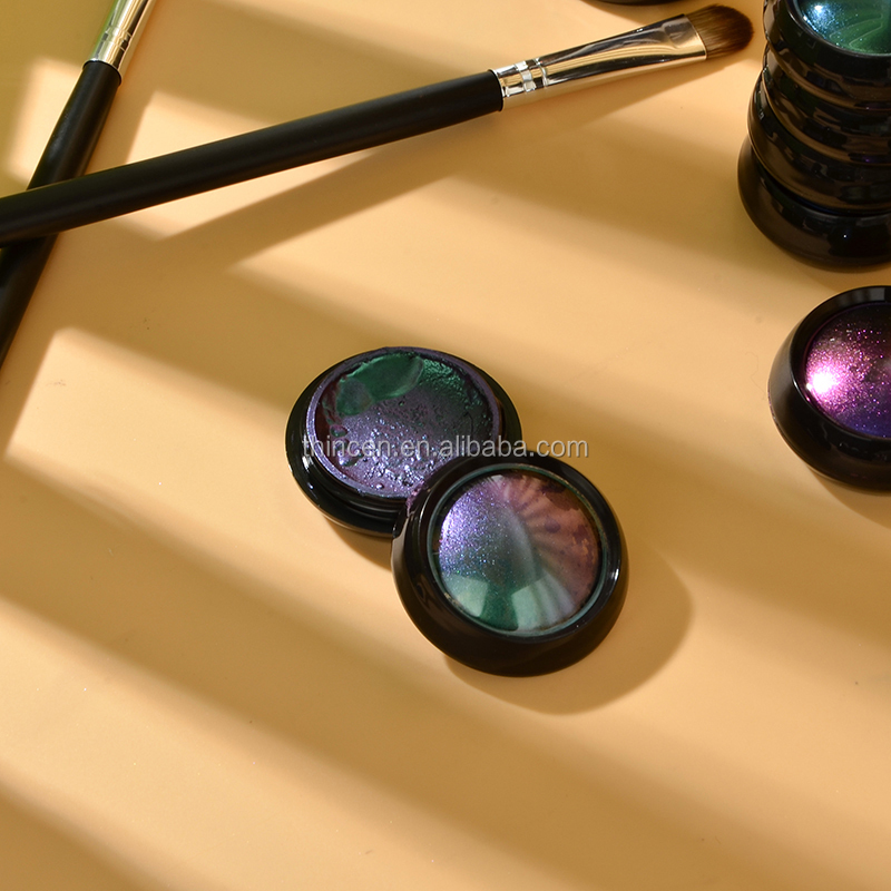 Високопігментні металеві тіні для повік Duochrome Private Label, однотонні вологі тіні для повік 22