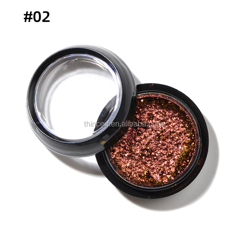Christmas Party High Pigment Single Color Eyeshadow Metallic Eyeshadow 10