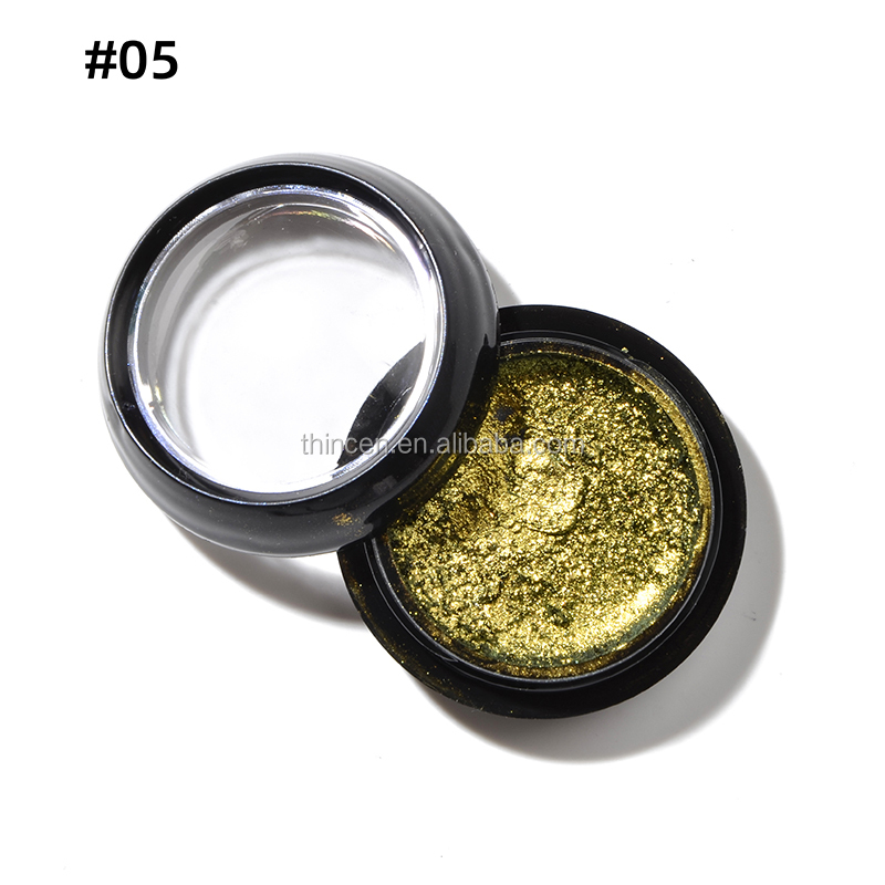 Christmas Party High Pigment Single Color Eyeshadow Metallic Eyeshadow 16