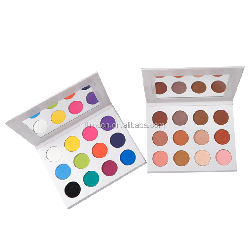 Professional Makeup 12 Colors Custom Logo Vegan Eyeshadow Palettes 10