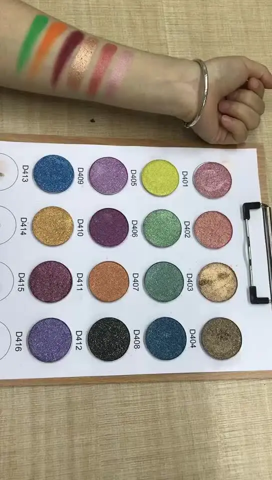 Thincen - Single Color Ladys Metallic liquid Makeup Magical Diamond Eye shadow DIY eyeshadow platte 1