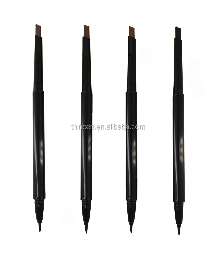 Eyebrow Pencil Vendor 6 Colors Double Ended Super Slim Thin Eyebrow Pencil 28