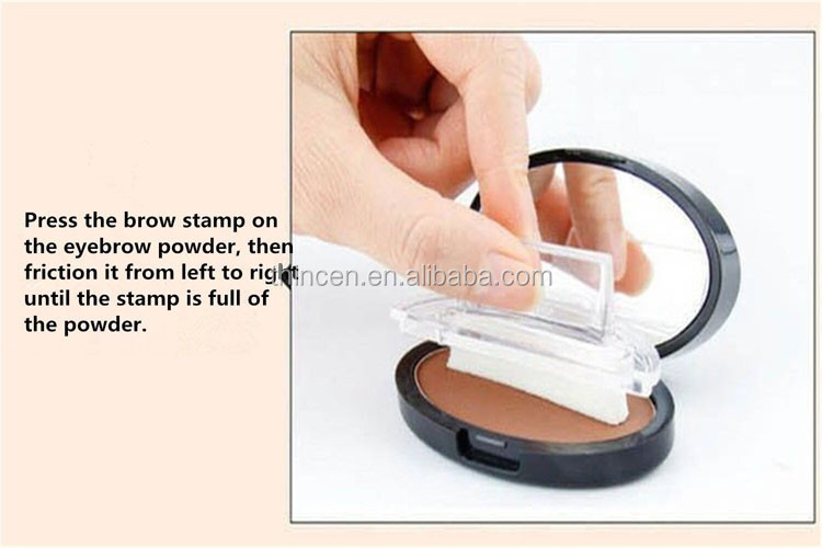 Thincen - Professional cosmetics makeup eyebrow stamps eyebrow seal, stamp eye brow powder for prvate label Eyebrow 11