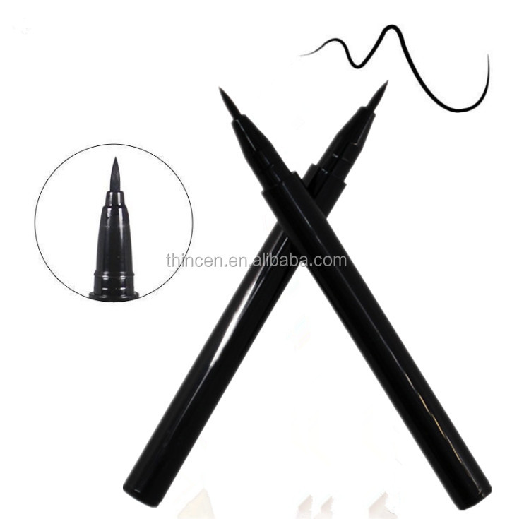 Waterproof Smudge Free Private Label Makeup Black Liquid Eye Liner Pencil 16