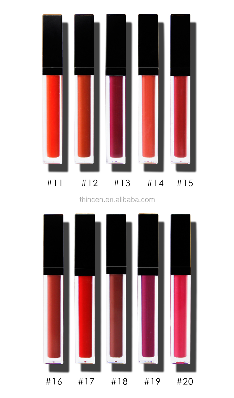 Thincen - New Arrival Waterproof Long Lasting Beauty Makeup Private Label Matte Liquid Lipstick Lipstick&Lipgloss 14