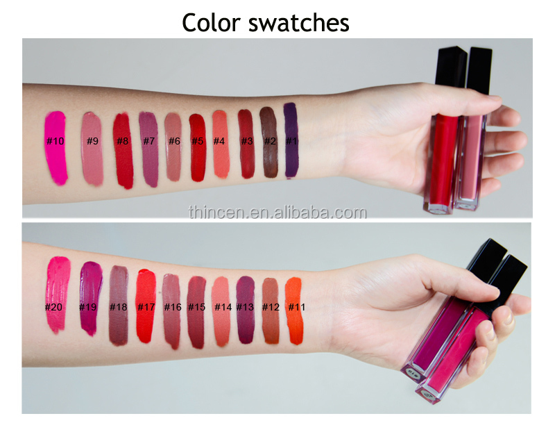 Thincen - New Arrival Waterproof Long Lasting Beauty Makeup Private Label Matte Liquid Lipstick Lipstick&Lipgloss 16
