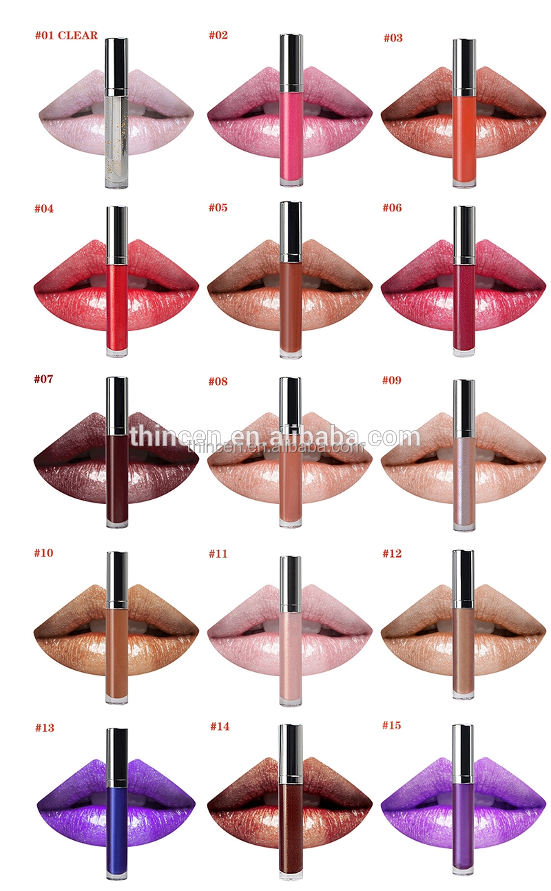 Thincen - Shiny Liquid Lipgloss Glitter Private Label Lip Gloss Lipstick&Lipgloss 20