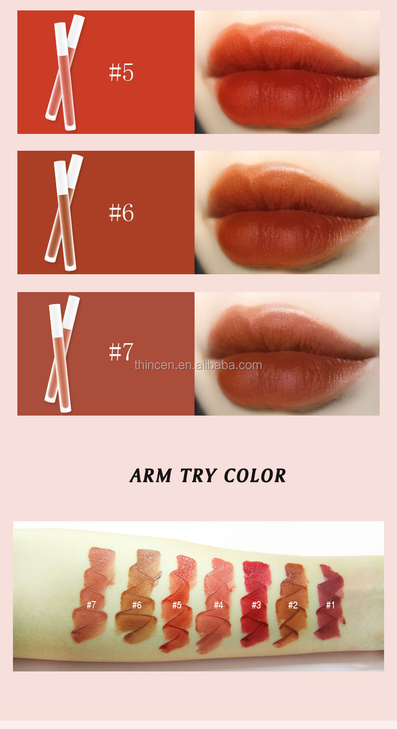High Quality Labial Glair Matte Velvet Liquid Lipstick Private Label 12