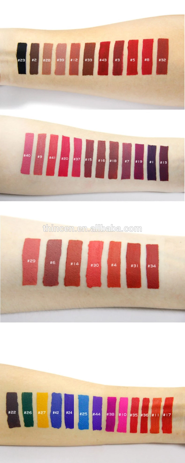 Thincen - Wholesale Make Your Own Long Lasting Waterproof Matte Lipstick Lipstick&Lipgloss 22