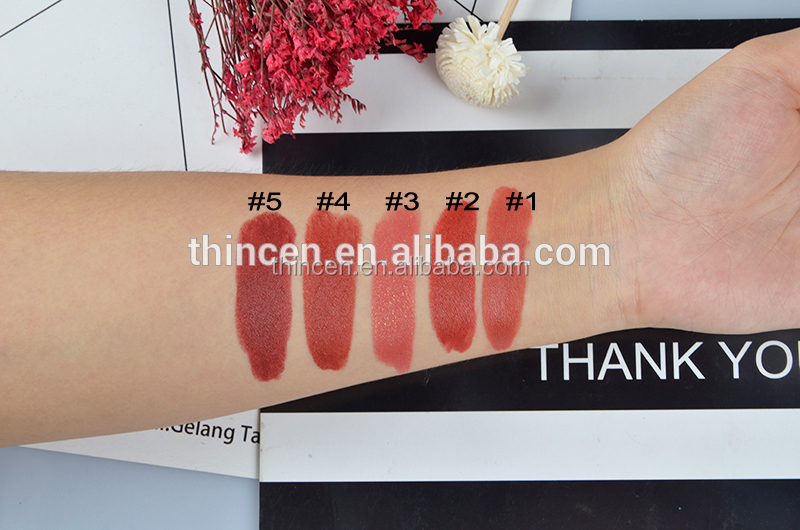Long Lasting Gift Box 5 Pcs Mini Lipstick Set Private Label Matte Lipstick 24