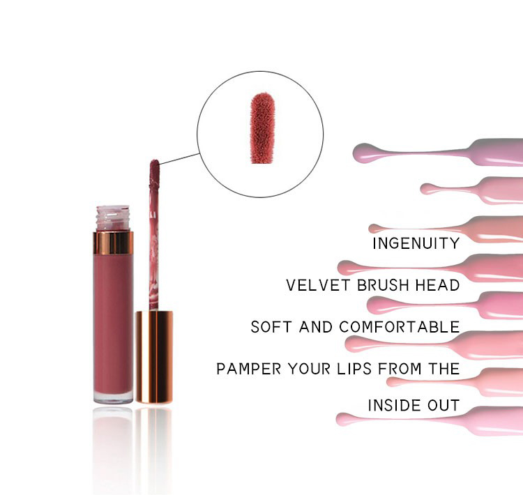 Oem Organic Cruelty Free Liquid Lipstick Long Lasting Lipstick 18