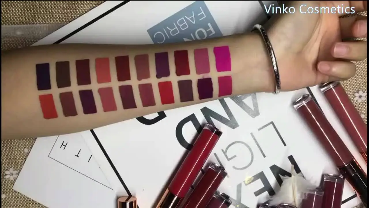 Thincen - 20 Colour Waterproof Romantic Beauty Cosmetic Wholesale Matte Liquid Lipstick Lipstick&Lipgloss 1