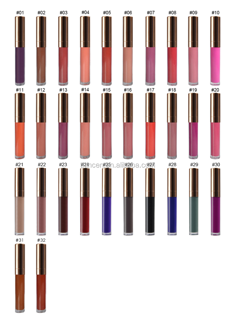Thincen - 32 Colors Organic Lipstick Vendors Make Your Own Waterproof Lipstick Set Lipstick&Lipgloss 8