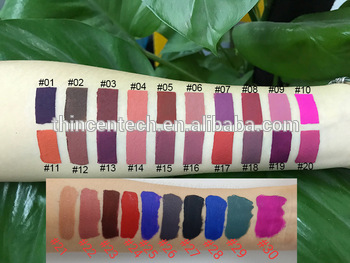 Thincen - 32 Colors Organic Lipstick Vendors Make Your Own Waterproof Lipstick Set Lipstick&Lipgloss 22