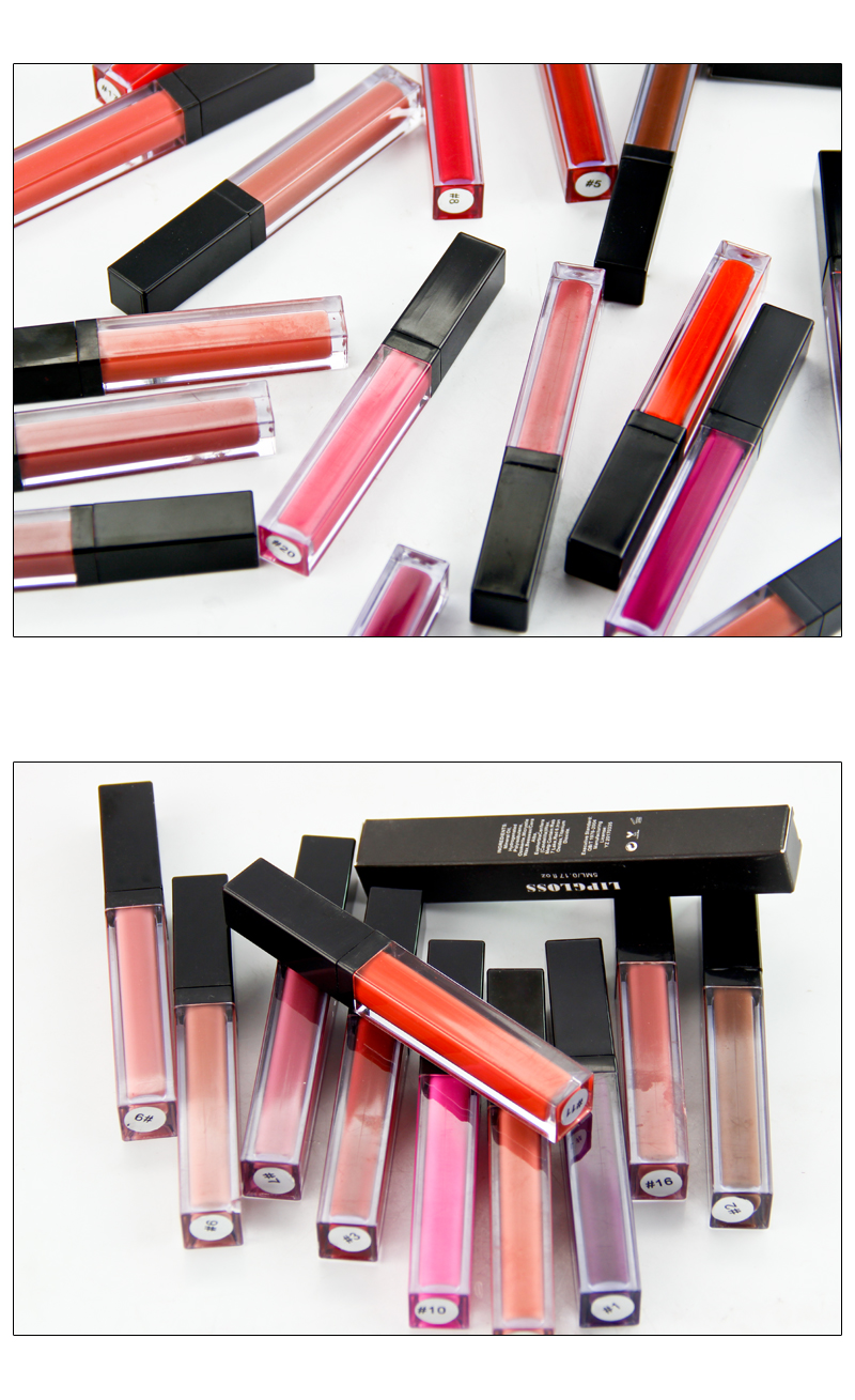 Thincen - High Quality 20 Color Matte Lip Stick Custom Make Your Own Logo Lip Gloss Lipstick&Lipgloss 10
