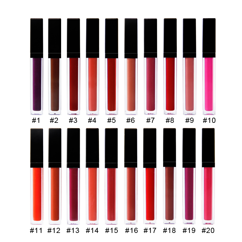 Thincen - High Quality 20 Color Matte Lip Stick Custom Make Your Own Logo Lip Gloss Lipstick&Lipgloss 16
