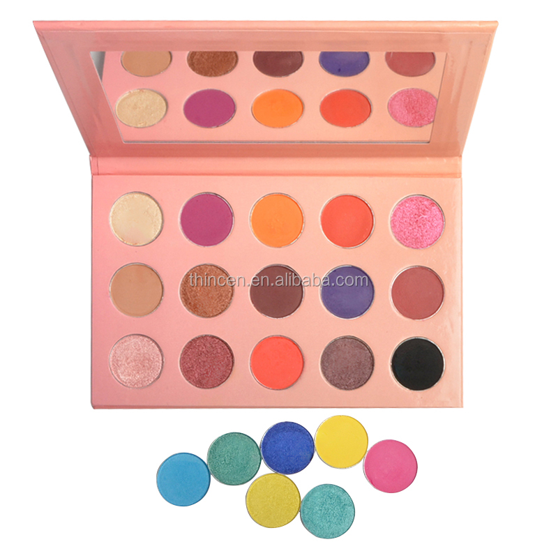 Thincen - Your Own Brand Makeup Custom DIY Eye Shadow Private Label 15 Color Eyeshadow Palette DIY eyeshadow platte 18