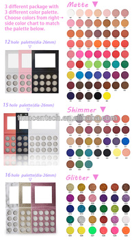 M12r Private Label Eye Shadow Palette 12 Color Diy Custom High Pigment Eyeshadow Palette 10