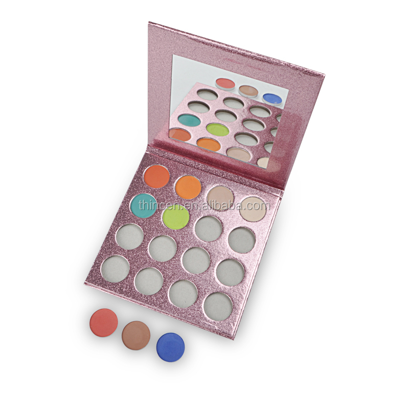 Thincen - Wholesale 16 Color Marble Palette Makeup Private Label Custom Eyeshadow Palette DIY eyeshadow platte 14