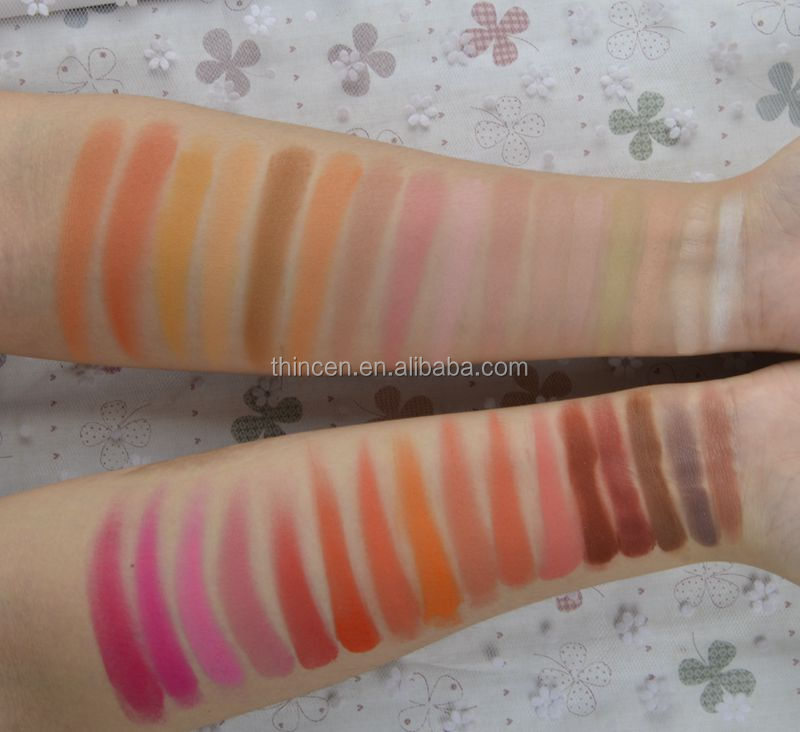 Thincen - Wholesale 16 Color Marble Palette Makeup Private Label Custom Eyeshadow Palette DIY eyeshadow platte 12