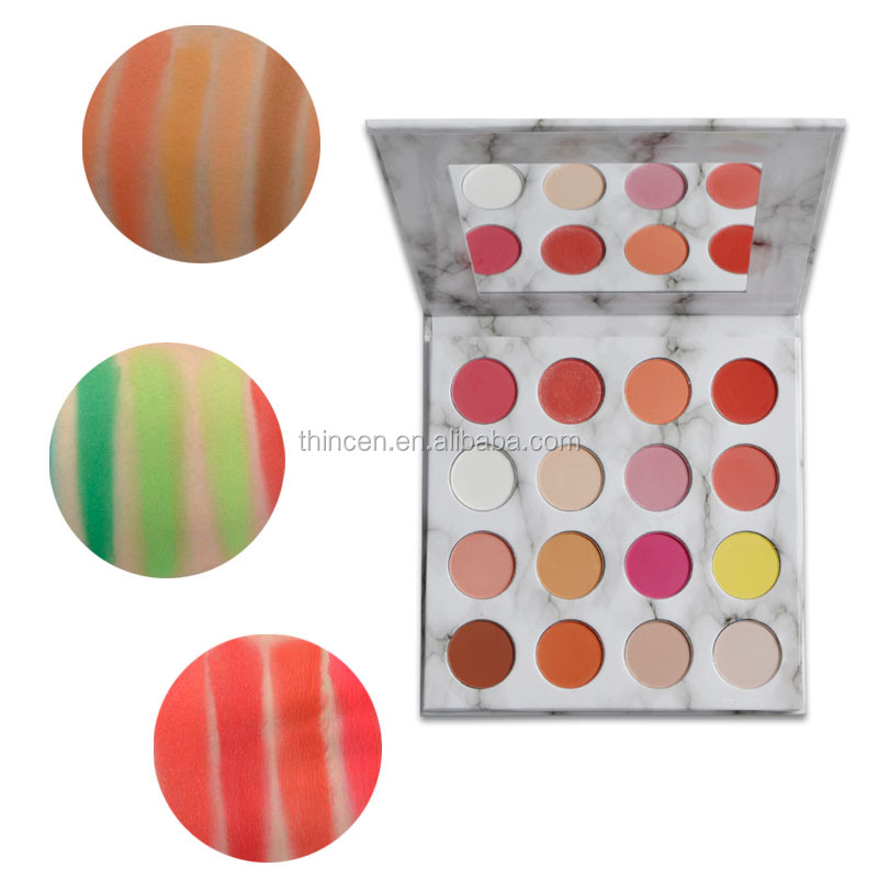 Thincen - Wholesale 16 Color Marble Palette Makeup Private Label Custom Eyeshadow Palette DIY eyeshadow platte 10